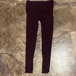 Lululemon Athletica Dark Burgundy Leggings